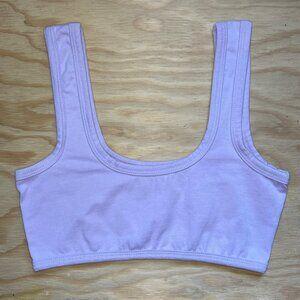 💜 ARQ WIDE STRAP Bra VIOLET Lilac Bralette SIZE M Excellent Condition RARE